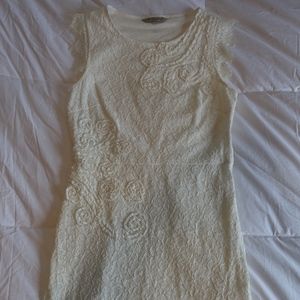 Ivory Lace Cocktail Dress